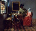 Die Glas Wein Barock Johannes Vermeer